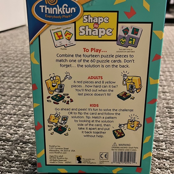 Thinkfun shape by shape pattern puzzle - Picture 2 of 3